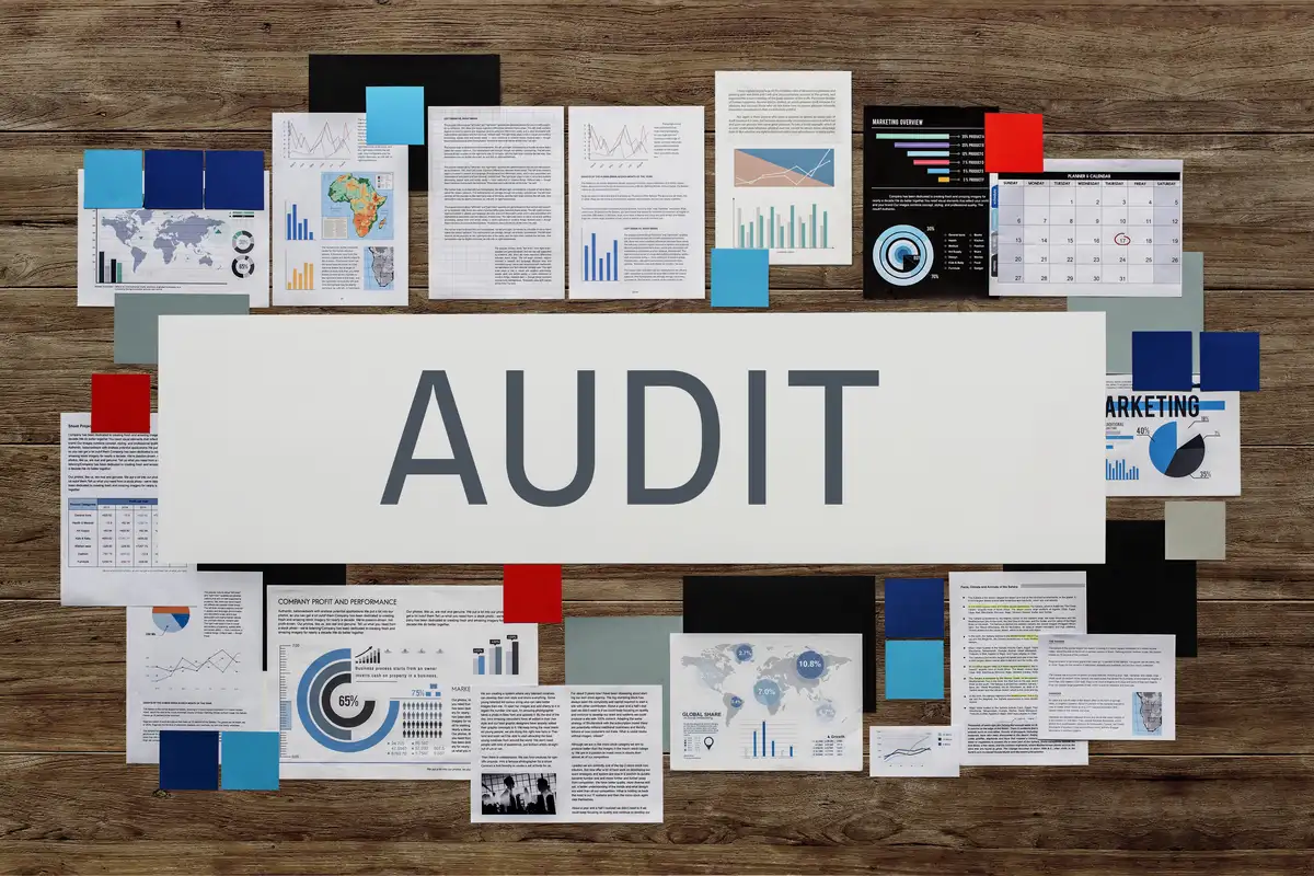 audit compliance evaluation financial statement concept